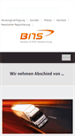 Mobile Screenshot of bns-software.com